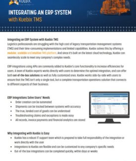 ERP Integration Kuebix
