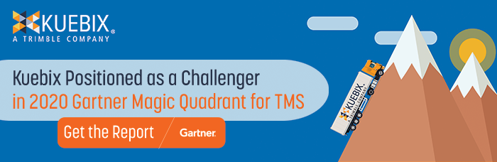 Kuebix Positioned as a Challenger in the Latest Gartner Magic Quadrant for Transportation Management Systems
